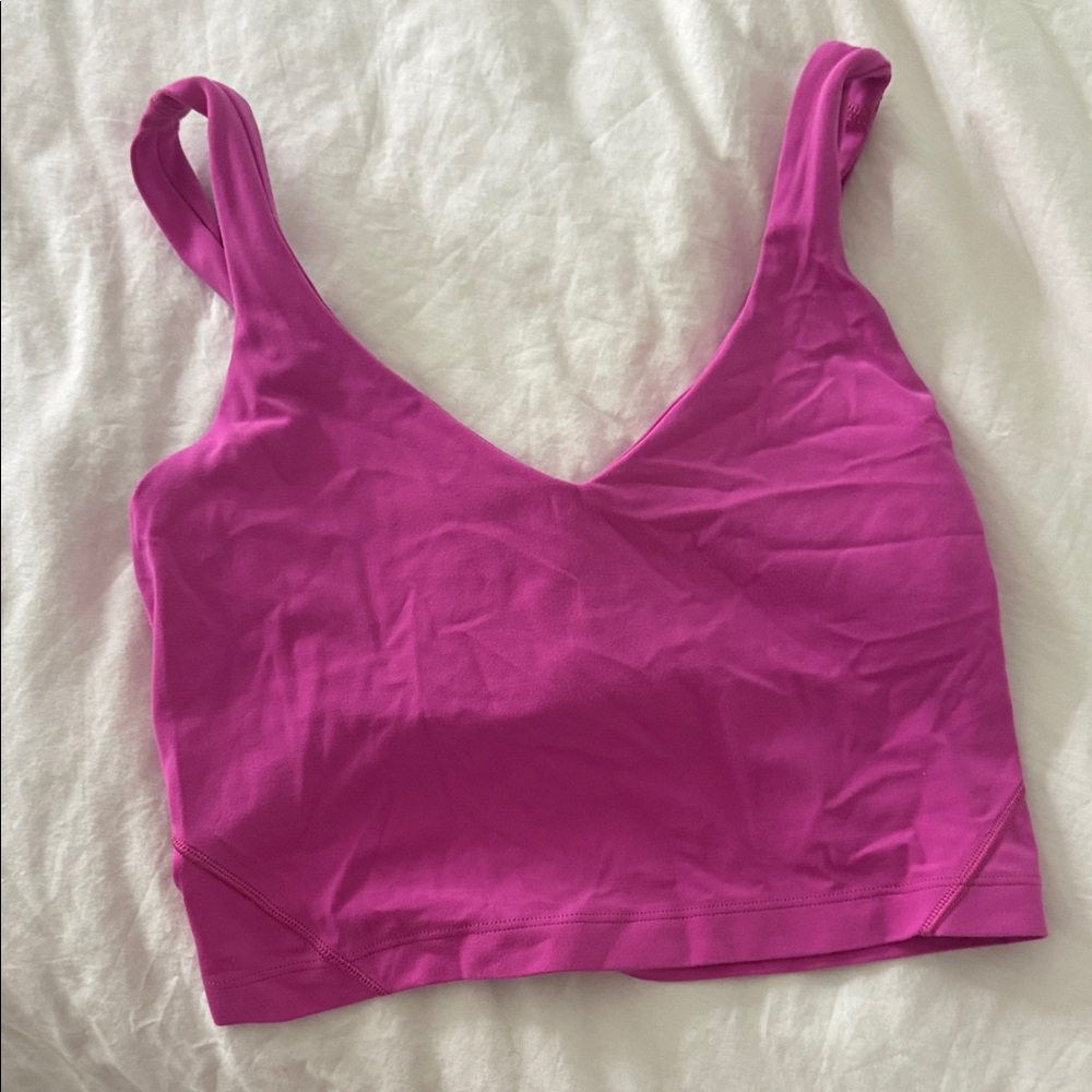 lululemon athletica Vibrant Pink Sports Bra